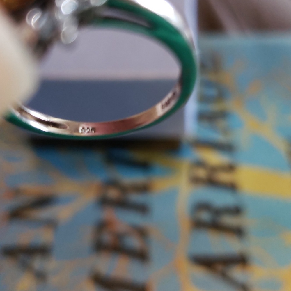 Yellow stone ring - Picture 6 of 6
